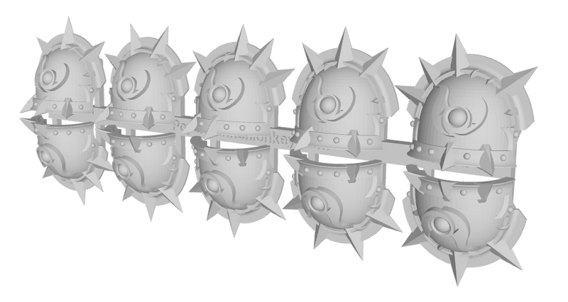 10x Cult of Time - 10th Ed. Chaos Terminator: Styrac Pads