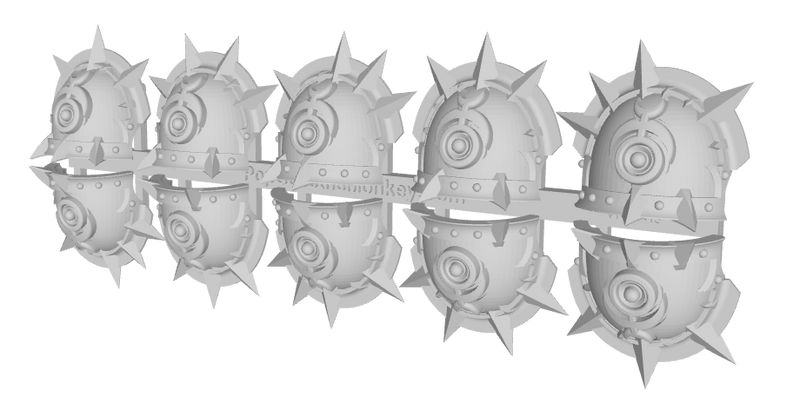 10x Exquisite Bane - 10th Ed. Chaos Terminator: Styrac Pads