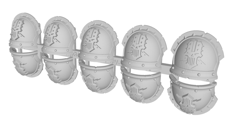 10x Dominion of Iron - 10th Ed. Chaos Terminator: Rugged Pads