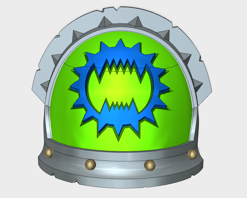 10x War Dogs - 10th Ed. Chaos Terminator Rugged Pads