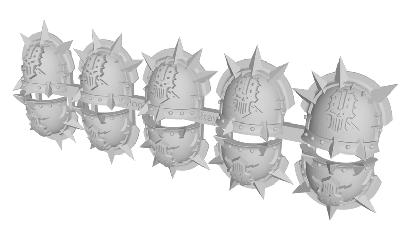 10x Dominion of Iron - 10th Ed. Chaos Terminator: Styrac Pads