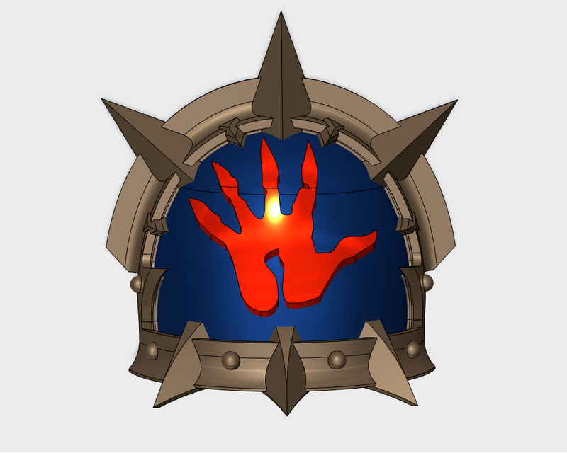 10x Demon Hand - 10th Ed. Chaos Terminator: Styrac Pads