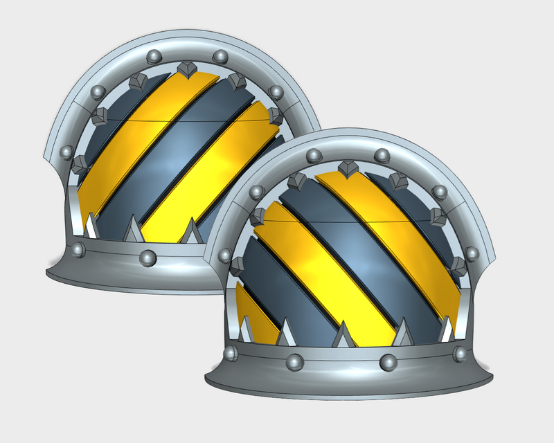 5x Hazard Grooves (L&R) - 10th Ed. Chaos Terminator Pads