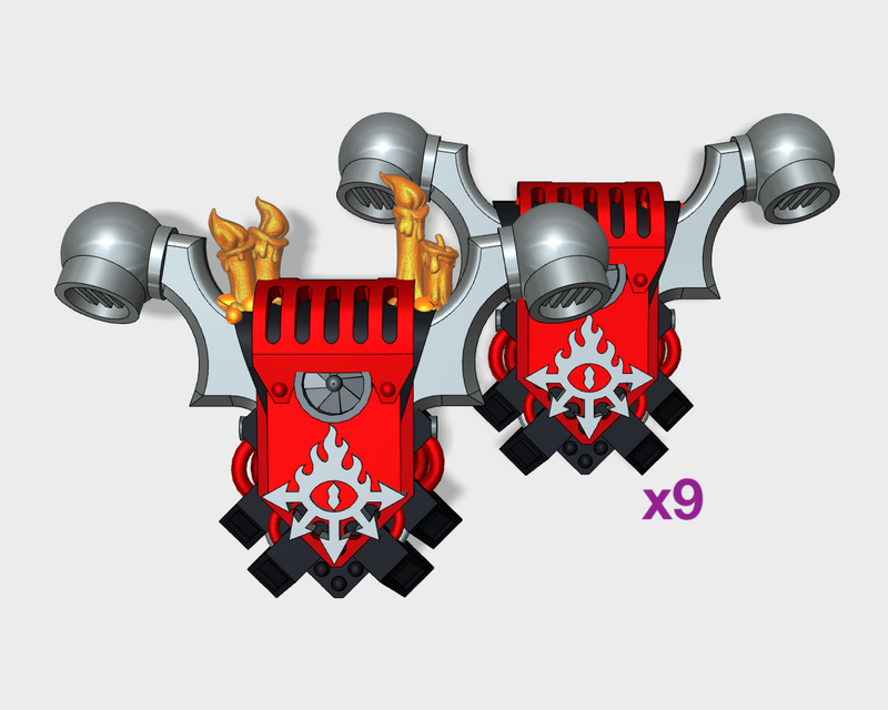 10x The Pyres Cohort - Chaos:1 PACs Set 1