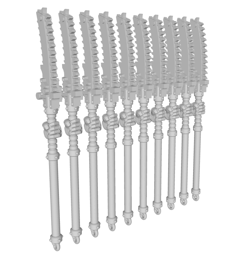 10x Roto Spears : Curved RW1