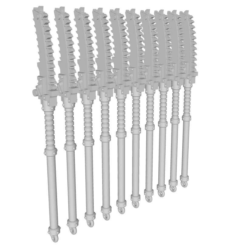 10x Roto Spears : Curved RW1