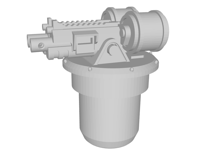 D1 : Twin Rapfire Pintle Turret