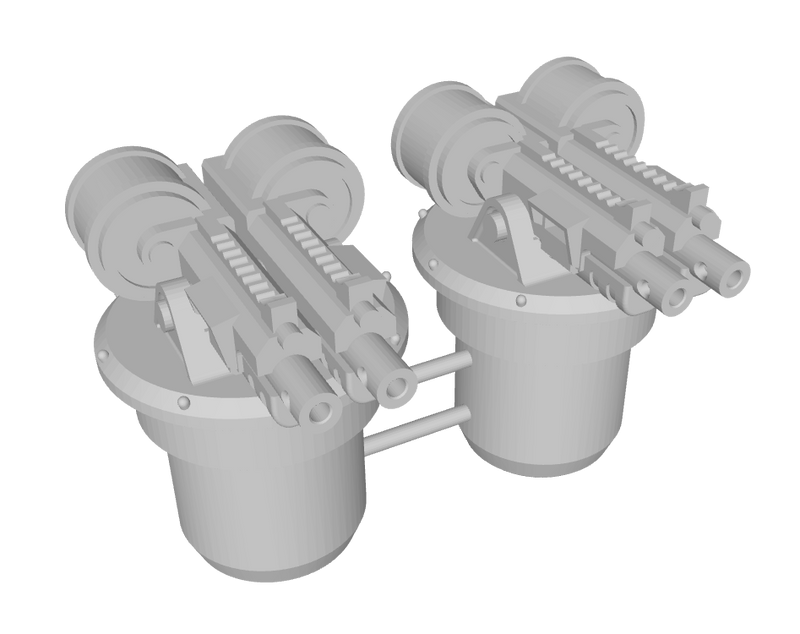 D1 : Twin Rapfire Pintle Turret