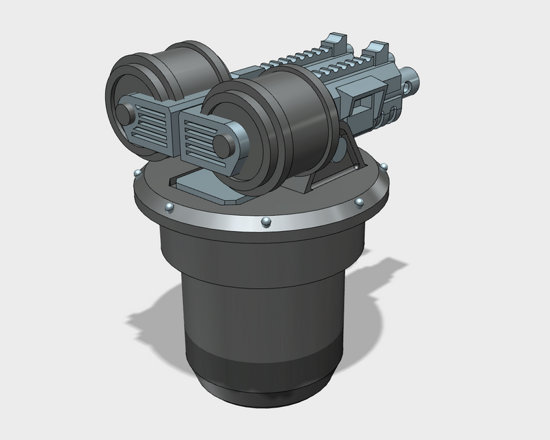 D1 : Twin Rapfire Pintle Turret