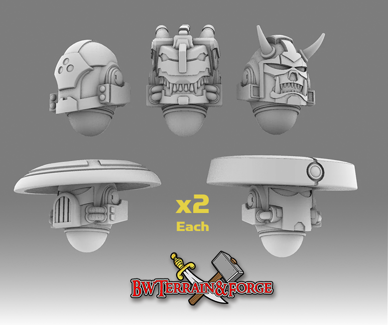 10x Rising Death Clan - G:10 Veteran Helm Set