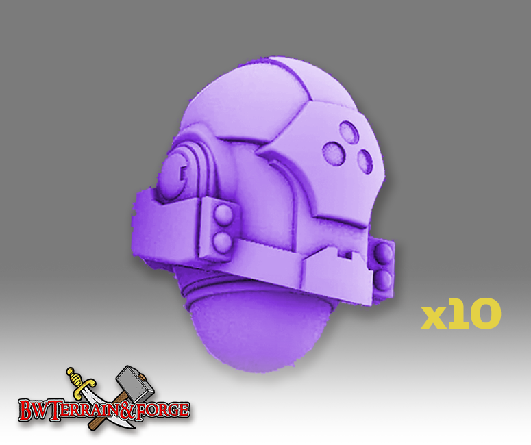 10x Rising Death Clan - G:10 Triclops Helmets