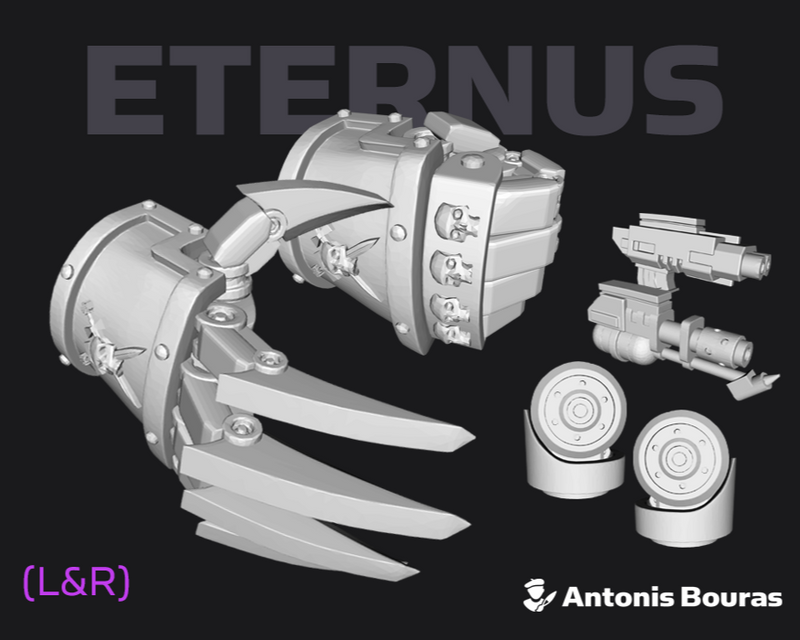 Eternus Assault Armor : Fist Weapons (L&R)