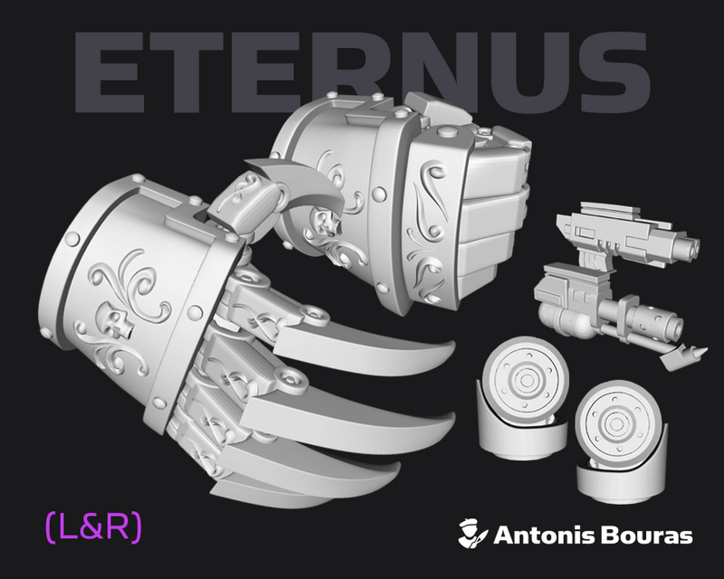 Eternus Assault Armor : Baroque Fist Weapons (L&R)