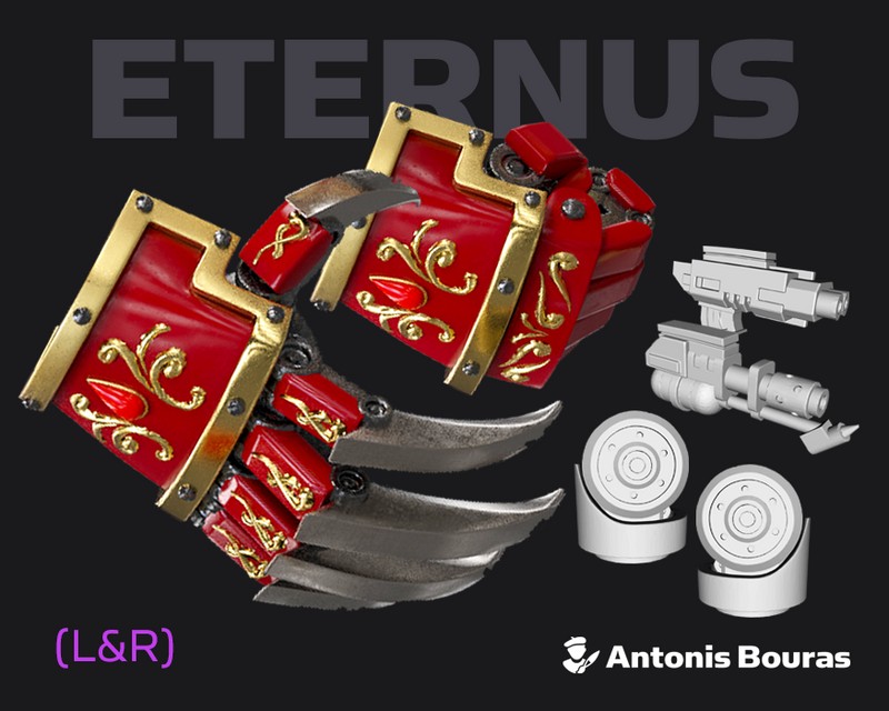 Sanguine : Eternus Fist Weapons (L&R)