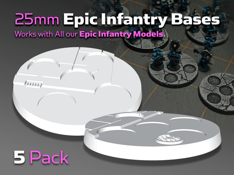 5x Urban Street : Epic Infantry Bases