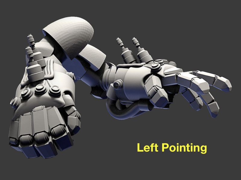 1x Marine : LV1 Electro-Fists w/Power Pack