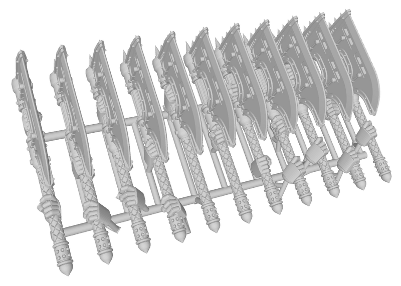 11x Power Great Axe : Grimnir - Weapon Sets