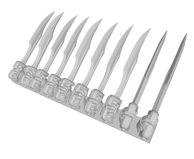 10x Right-Handed Energy Sword: Leonidas