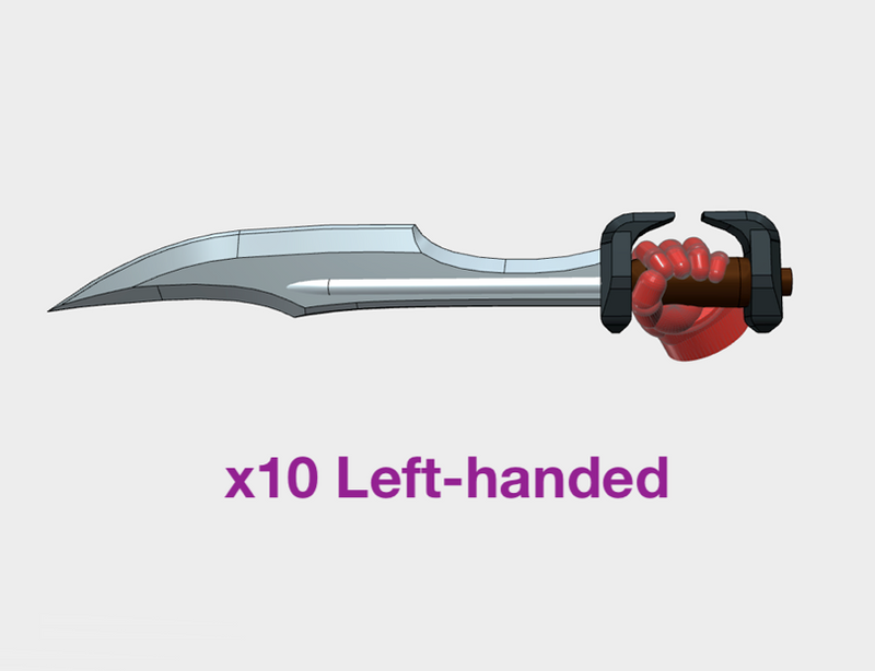 10x Left-Handed Energy Sword: Leonidas