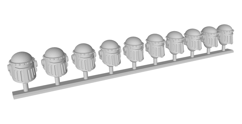 10x Base - G:2 Crusader Helmets