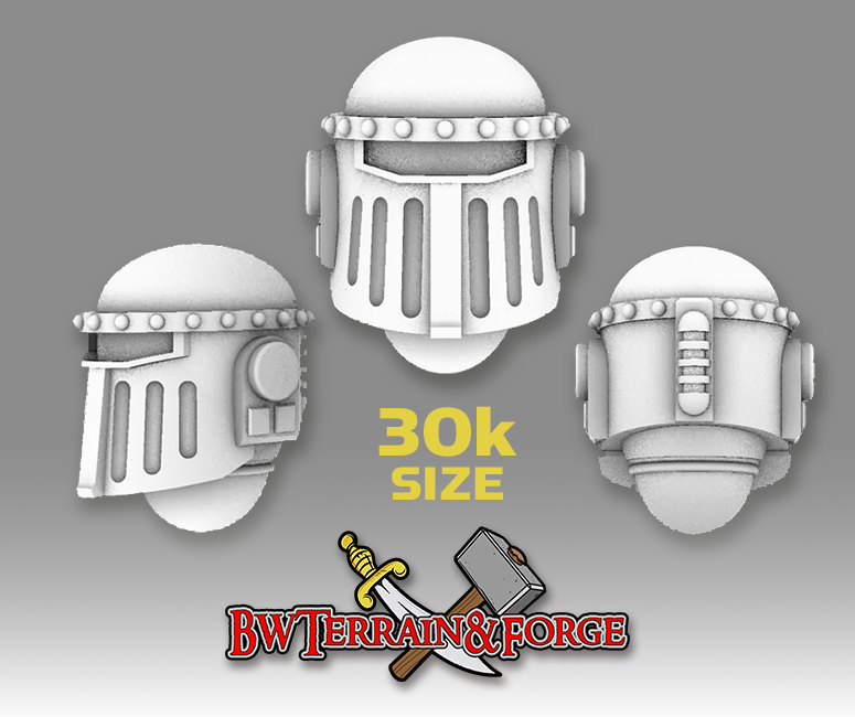 10x Base - G:2 Crusader Helmets (30k Scale)