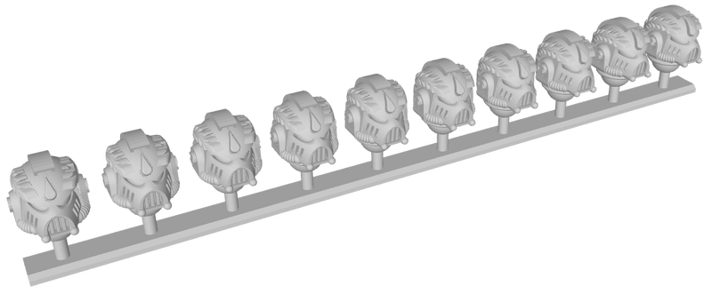 10x Angel Tear - G:11 Boxer Laureled Helms