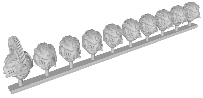 10x Angel Tear - G:11 Boxer Laureled Helms : Squad 2