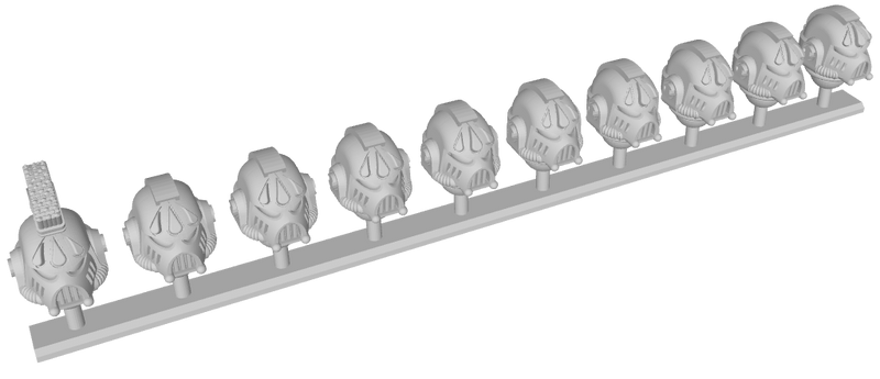 10x Three Drops - G:11 Boxer Helmets : Squad 1