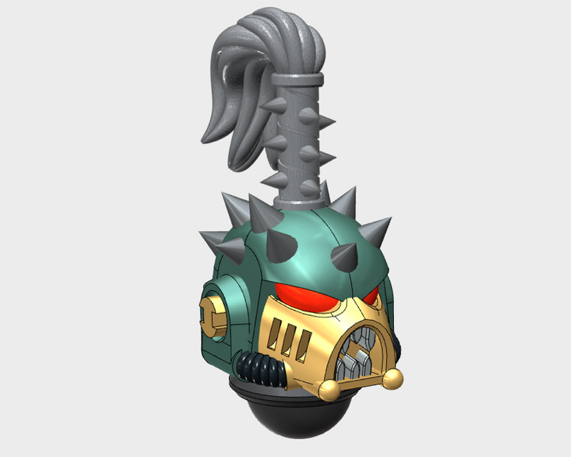 10x Spiked Topknot - G:11 Chaos Boxer Helms