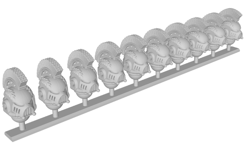 10x Crested Laurels - G:11 Boxer Helmets