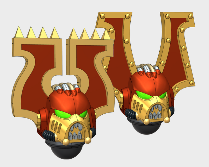 10x Berserker - G:11 Chaos Boxer Helms : Mix 1