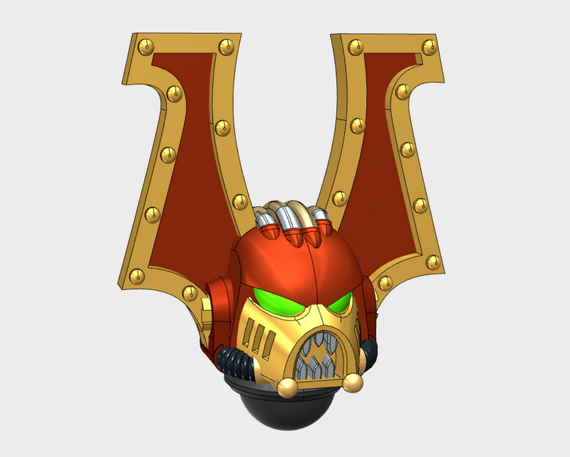 10x Cadaera Rex - G:11 Chaos Boxer Helms
