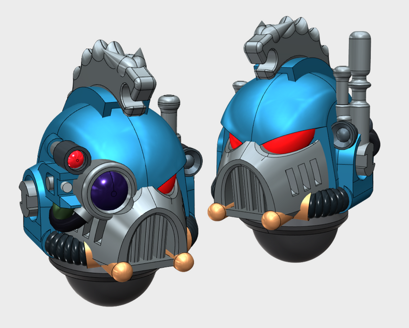 10x Serpent Ridge - G:11 Boxer Helms - Eyes & Ears Set