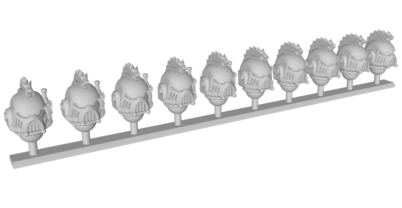 10x Serpent Ridge - G:11 Boxer Comms Helmets