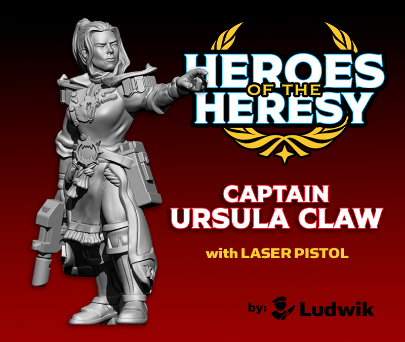 Capt. Ursula Claw - with Laser Pistol