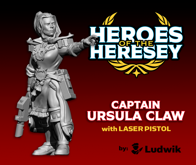 Capt. Ursula Claw - with Laser Pistol