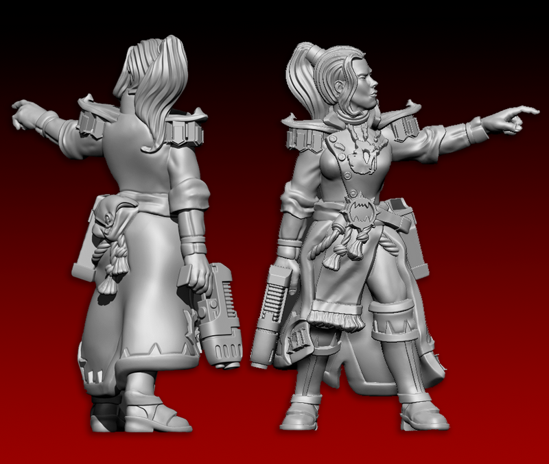 Capt. Ursula Claw - with Plasma Pistol