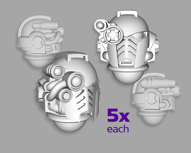 10x Enhanced Optics - G:11 Prime Helms Set