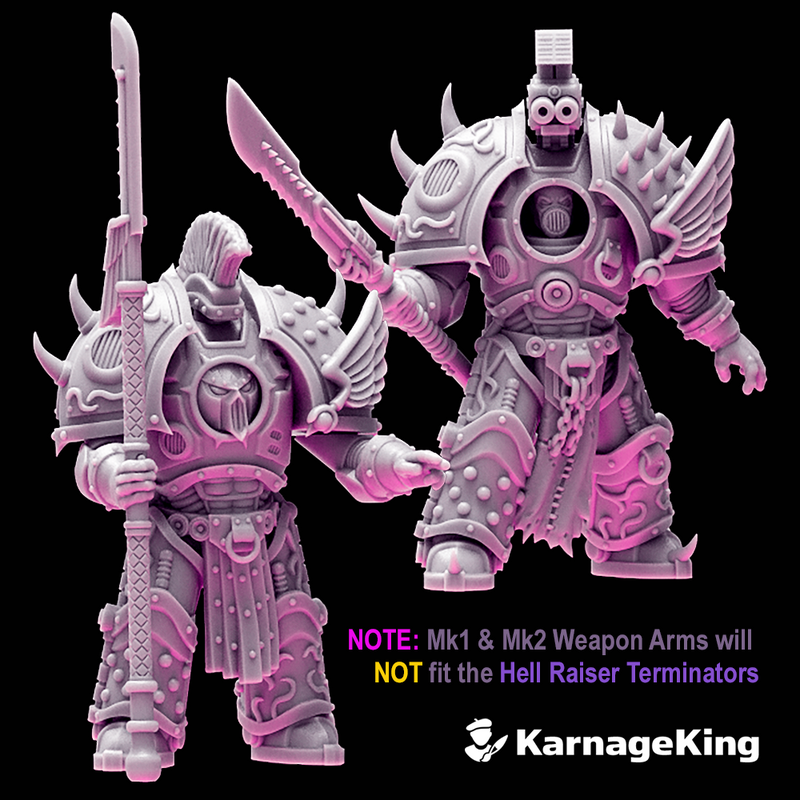 5x Hell Raiser Terminators: Flensing Squad