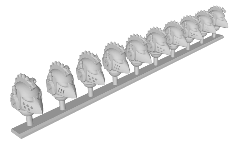 10x Comms Serpent - G:6 Crow Helmets