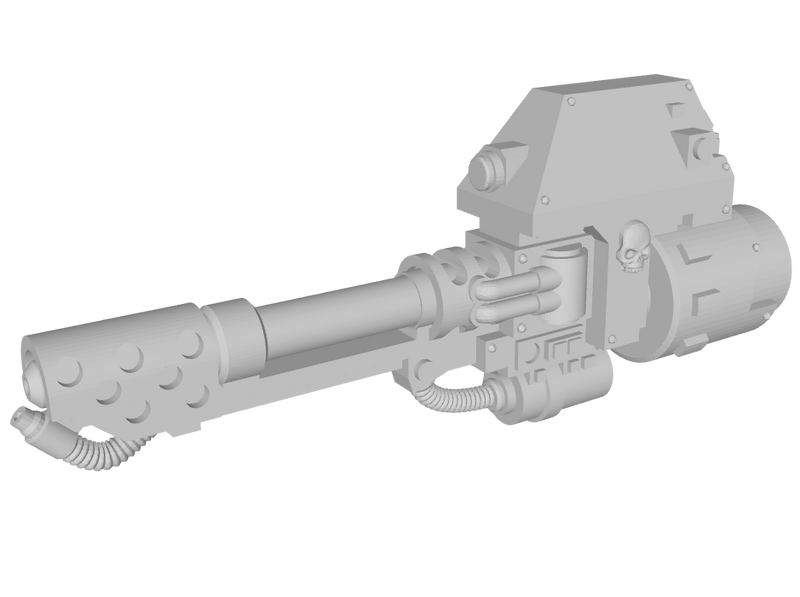 Base - Mortis Dread: Flame Cannon (Left)