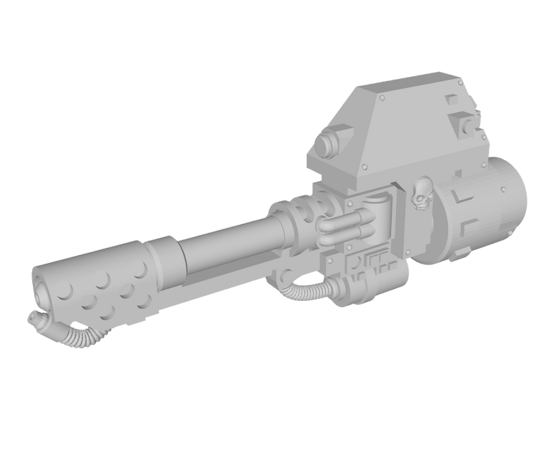 Base - Mortis Dread: Flame Cannon (Left)