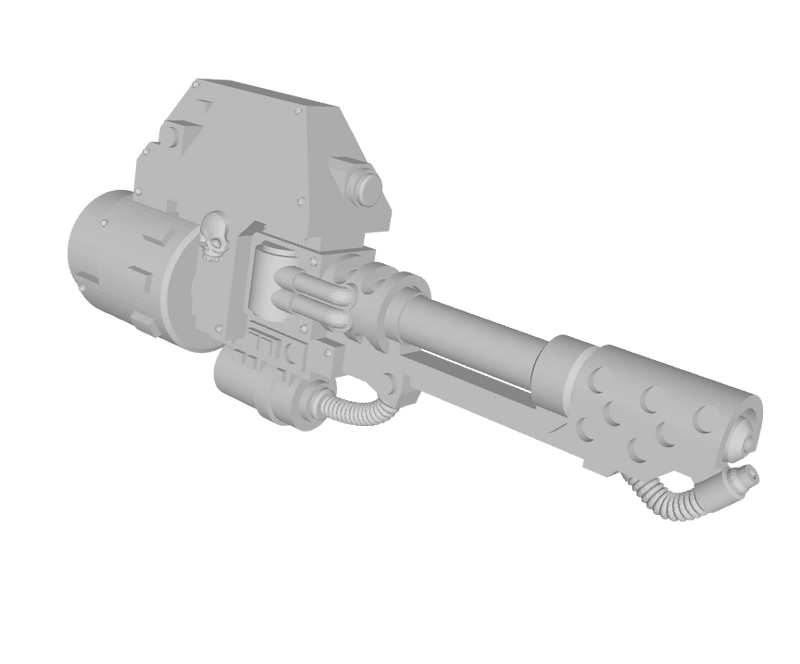 Base - Mortis Dread: Flame Cannon (Right)
