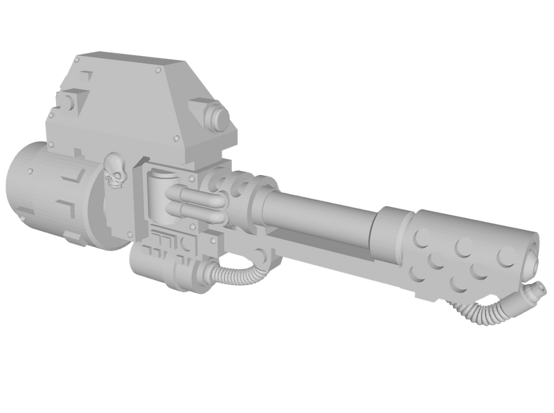 Base - Mortis Dread: Flame Cannon (Right)