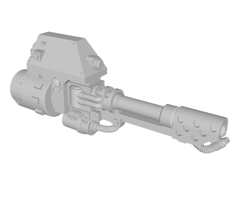 Base - Mortis Dread: Flame Cannon (Right)