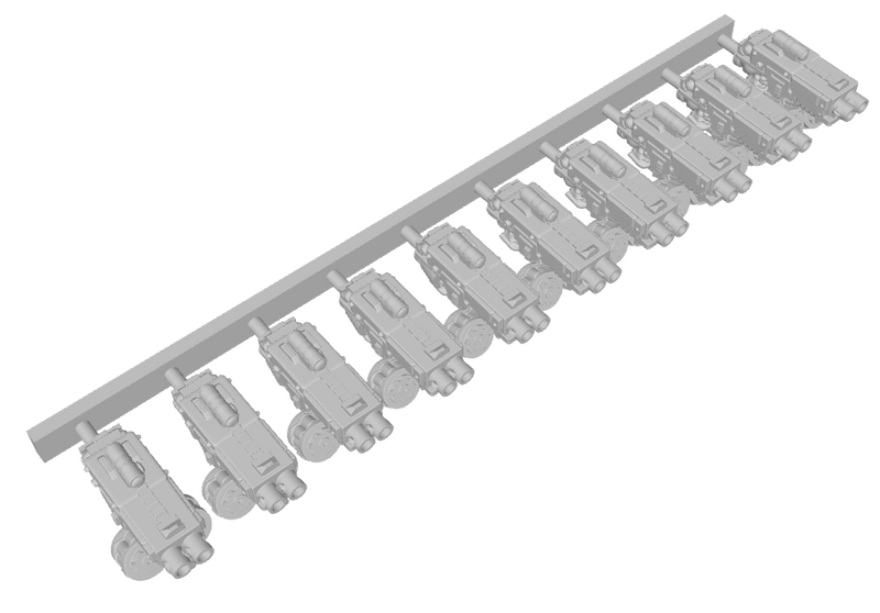 L1-Cruader Blitz-Bolter : Marine/Terminator Firearm Sets