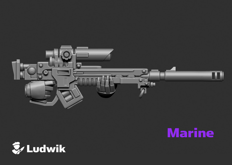 L1-Cruader Scout Sniper : Marine Firearm Sets