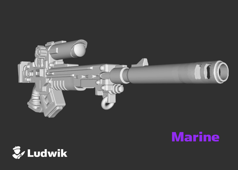 L1-Cruader Scout Sniper : Marine Firearm Sets
