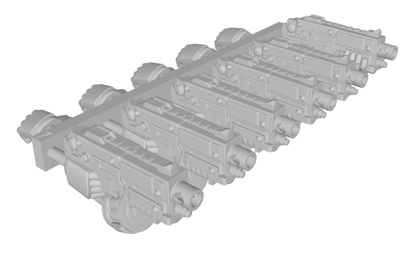 L1-Cruader Strike Bolter : Marine Firearm Sets