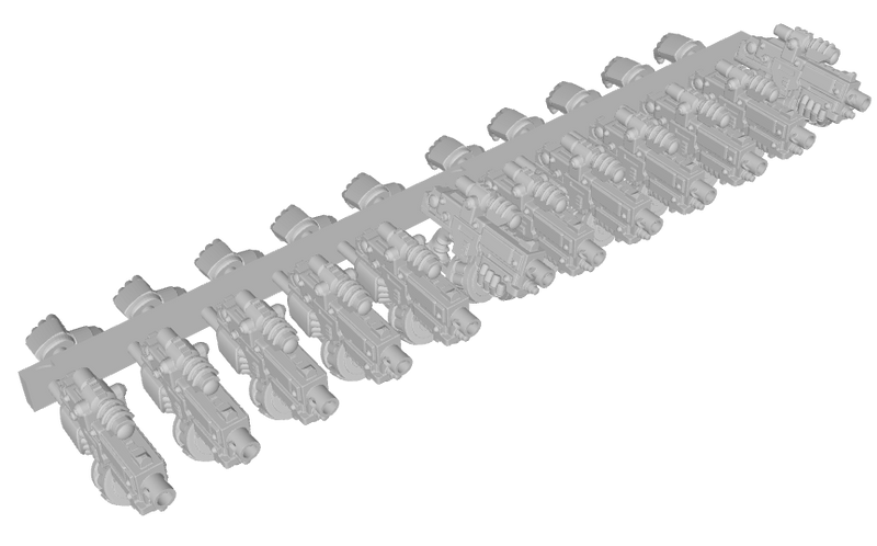 L1-Cruader Strike Bolter Mkmn : Marine Firearm Sets